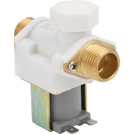 Électrovanne en laiton avec filtre, 12V DC, raccord G1/2, pour système de contrôle d’entrée