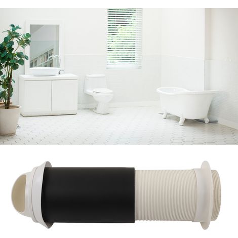 Grille de Ventilation Murale pour Evacuation d'Air, Capuchon de Hotte, Plastique Haute Résistance, 110mm, Kit d'Installation Facile Indoor (1/5)