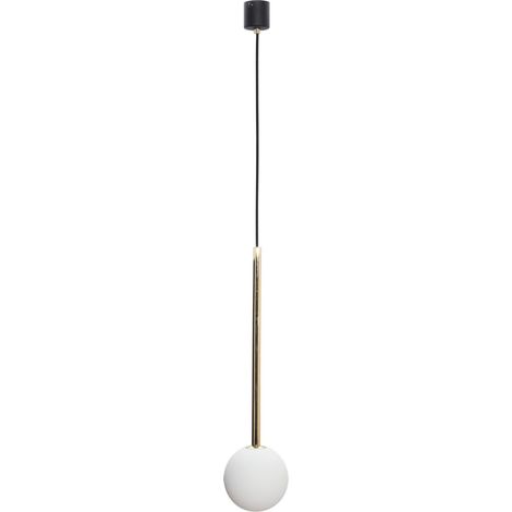 Zumaline ALI Schlanke Pendel-Deckenleuchte, Gold, 1x G9