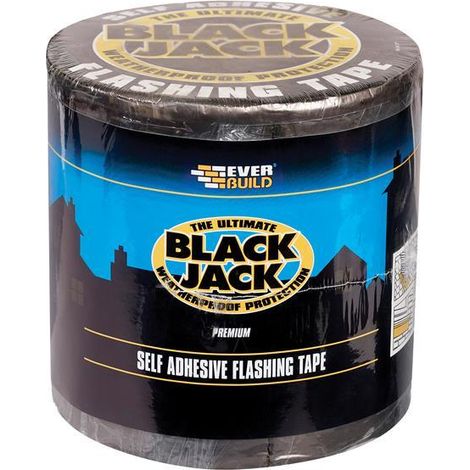 Everbuild Black Jack Self Adhesive Flashing Tape 100mm x 3m