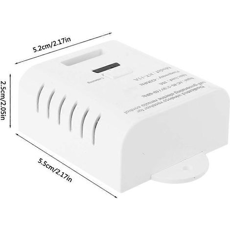 1 module récepteur sans fil auto-alimenté avec interrupteur à clé 1/2/3 pour lampe TV AC85-250V-B- (1/4)