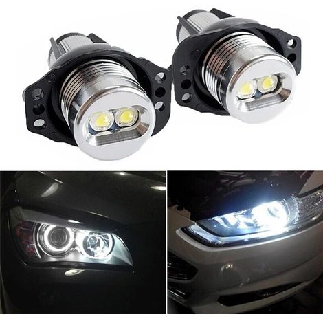 Set mit 2 hellweißen LED-Lampen Angel Eyes (Engelsaugen) 12V für BMW E90/E91, Canbus-fehlerfrei