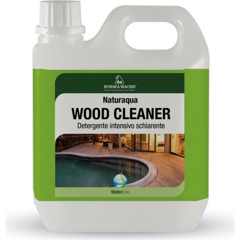 Detergente sbiancante all'acqua per legno Borma Wachs Wood Cleaner 1 LT