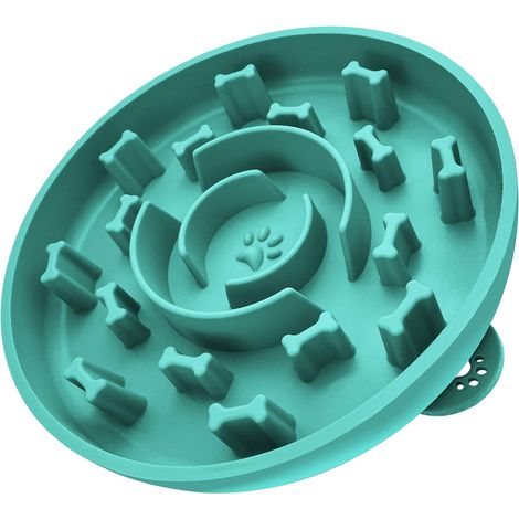 Alimentateur lent s'applique aux chats de chien, bols d'alimentation lents antidérapants durables non toxiques, grands (1/5)