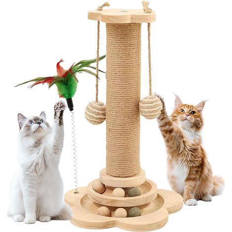 Arbre Chat avec Boule Suspendue (1/5)