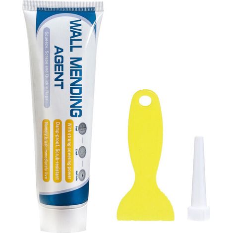 Pâte de rebouchage 120g – Pour murs en plâtre et plaques de plâtre – Répare fissures, enfoncements et petits dommages – Séchage rapide et adhérence forte (1/5)