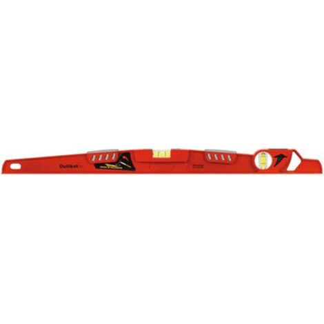 Niveau trapèze bi-matière - Outibat - Longueur 40 cm (1/5)
