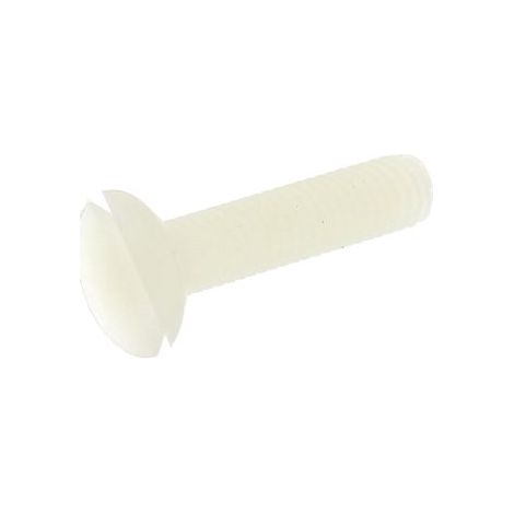 Vis à tête Fraisée fendue, Nylon, M3.5, 16mm ( Prix pour Sachet de 100 )