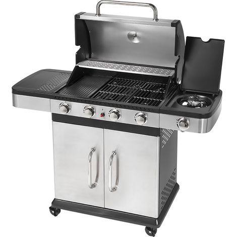 BARBECUE A GAS 'INDIANAPOLIS 5 TITANIUM' kw 18,45 - OMPAGRILL