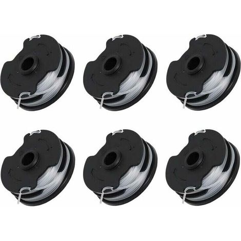 Lot de 6 bobines de rechange pour débroussailleuse sans fil Parkside PRTA 20-Li C3 IAN351753 (1/4)