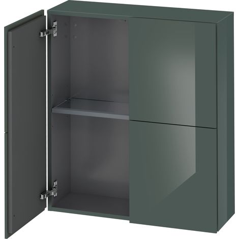 Meuble haut à mi-hauteur L-CUBE 700x243x800mm dolo gr (1/4)