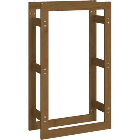 Maison Exclusive - Portalegna Marrone Ambra 60x25x100 cm in Legno Massello di Pino