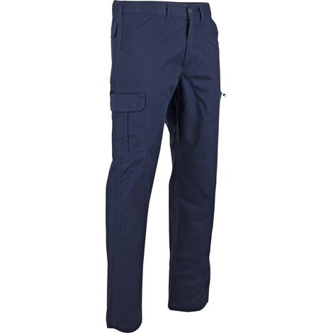 Pantalon multipoche zéro métal LMA AMPERE Bleu Foncé XL