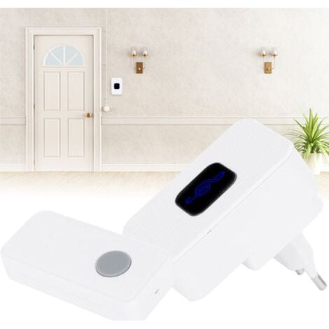 Sonnette de porte sans fil IP55 étanche pour la maison, la cour et la villa AC110-260V--Trimec (1/5)