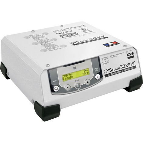 GYS – Chargeur de batterie moto 6/12/24V – Technologie inverter – Câbles 2.5m – Charge évoluée pour batteries plomb/lithium