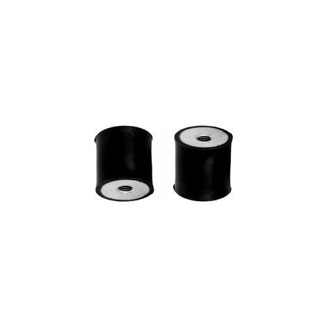 EASYCOMFORT 2x silent bloc femelle femelle M6x6mm M6x6mm 20x30mm anti vibration caoutchouc bâteau voiture amortisseur silencieux (1/2)