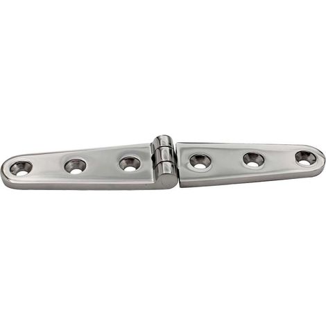 Charnière Plate Acier 316 152x28mm Marine Charnière Plate Acier (1/5)