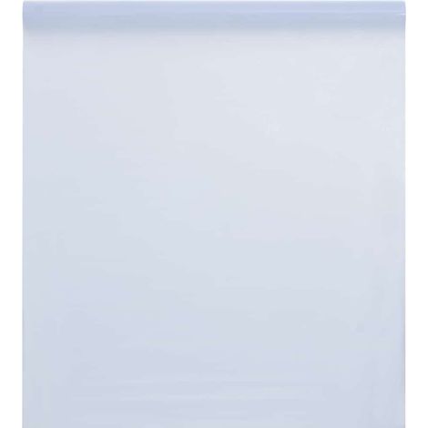vidaXL Lámina de ventana esmerilada PVC blanco 90x1000 cm (1/5)