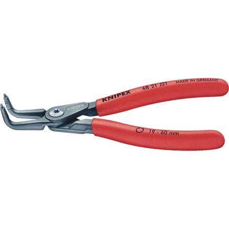 Draper Knipex 48 21 J21 165mm 90-Degree Internal Straight Tip Circlip Pliers, 19-60mm Capacity, Model 75084 (1/5)