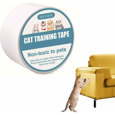 Chat Protection de Meubles, Ruban Anti-Rayures, Chat Anti-Rayures, Protecteurs de Meubles pour Chat(2,5 197 Pouces) (1/5)