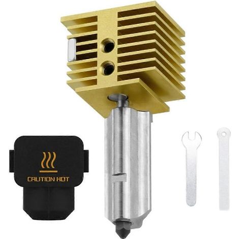 Upgrade für Bambu Lab A1 Hotend A1 Düsenbaugruppe Hotend-Kit 0,4 mm austauschbare Düse aus gehärtetem Stahl 3D-Druckerteile()