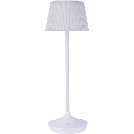 Lampe de table lampe d'extérieur lampe de table LED batterie variateur tactile lampe de jardin blanche H 38 cm