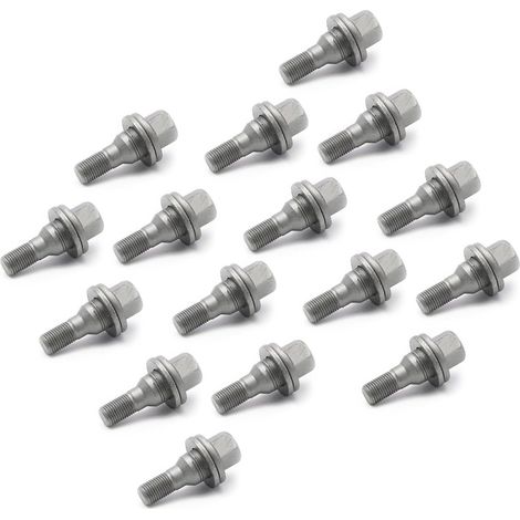 Lot de 16 boulons de roue M12 x 1,25 pour 106 206 207 C4 C5 C6 540567 9817024580 (1/5)