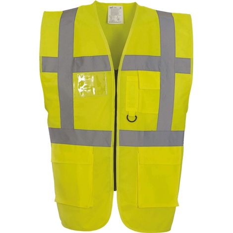 Gilet multifunzione Yoko ad alta visibilità Giallo XXL
