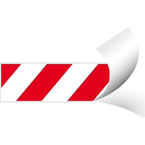 Adesivo 3M rifrangente per pensilina/pali parcheggio Numero Pezzi - 4 Pezzi (10x40cm) (1/2)