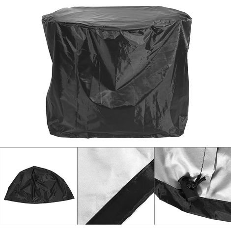 Housse de barbecue ronde imperméable pour extérieur, protection contre la poussière et la pluie, 58 x 76 cm (1/5)