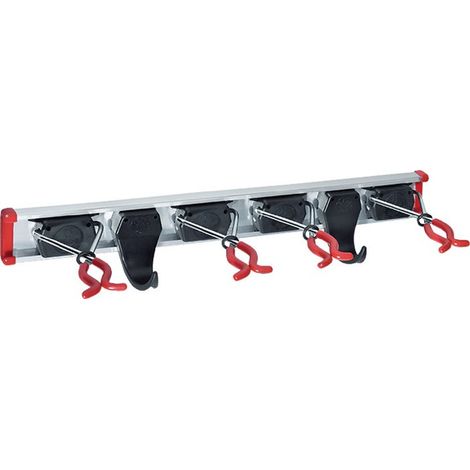 Râtelier pour outils longueurs du rail de guidage 1 000 mm aluminium