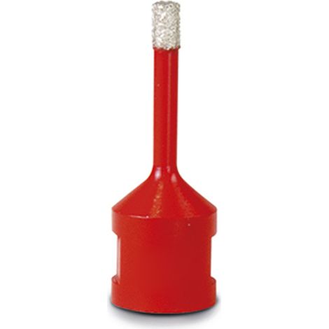 Foretto diamantato STAYER Ø6mm con inserto tipo M14 per taglio multimateriale a secco, colore rosso