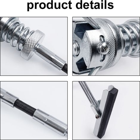 Broyeur de cylindre de voiture, outil d'affûtage de moteur à 2 et 3 mâchoires, brunisseur de frein, pour le meulage des trous par Friction. (1/5)
