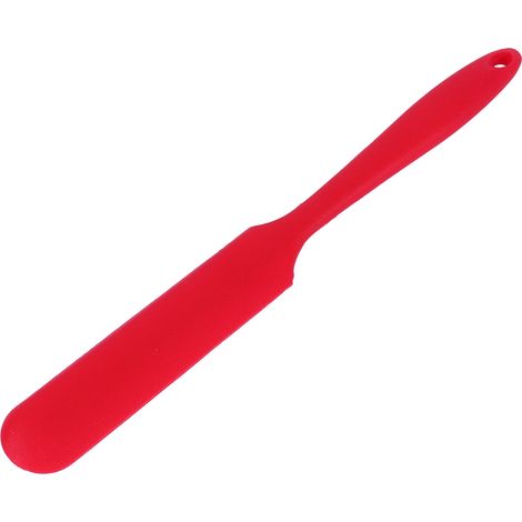 Cake Cream Butter Spatula Mixing Batter Scraper Brush Silicone Baking Cook Tool Red