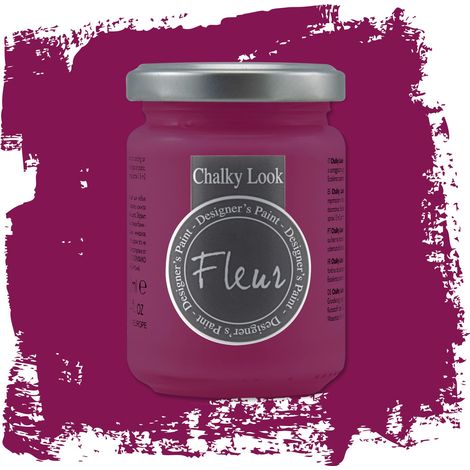 Fleur - Colori a base minerale - Fleur chalky look - effetto gesso 130 ml - scegli il colore / -/F28 Primary magenta