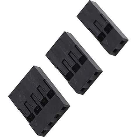 300pcs 2.54mm Jumper Connecteurs 2 3 4 Broches Cable Jumper Wire Pin Header (1/5)