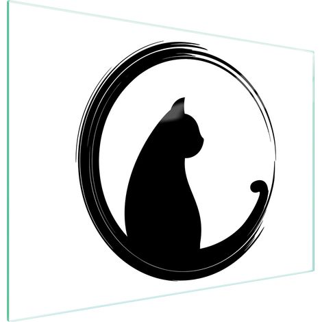 Glasschneidebrett 40x30 Katze (1/5)