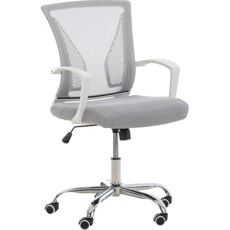 Silla De Oficina Tracy Cromado Gris claro (1/5)