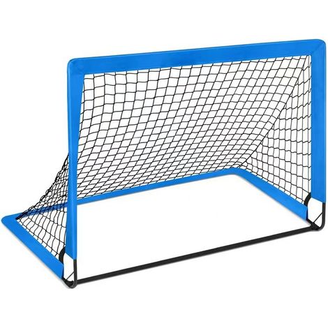 Ensemble de buts de football portables Admiration - But d'entraînement pliable pour enfants, idéal pour les sports de plein air, bleu, taille unique. (1/5)