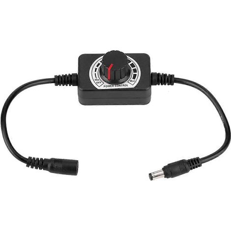 Interrupteur de vitesse CC réglable 5-24 V, à variation continue, avec indicateur de température et de luminosité, pour perceuse à moteur. (1/4)