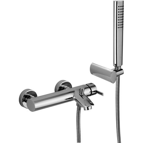 Paffoni Berry Serie externe Wannenbatterie BR023CR Verchromt - Messing (1/3)