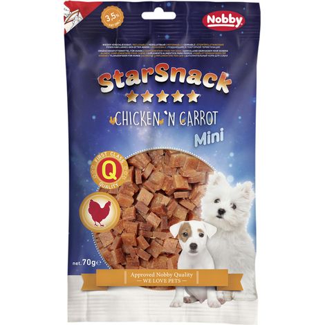 Nobby StarSnack Mini Chicken 'n Carrot 70 g Snacks