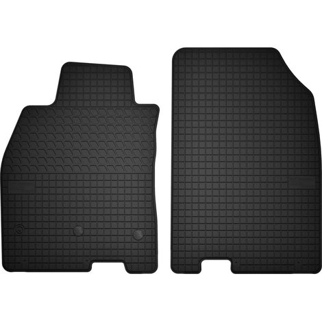 Tapis de sol avant en caoutchouc pour : Renault Megane III hatchback, coupé, grand tourisme, break (de 2008 à 2015)
