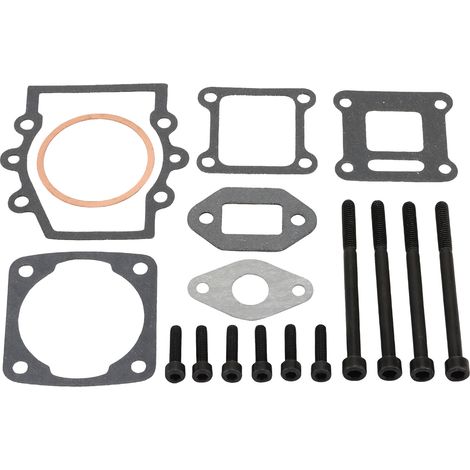 Zylinderkopfdichtungssatz, kompatibel mit 2-Takt-Motoren von 43 cm³ bis 49 cm³ (47 cm³ bis 49 cm³), Ersatzteile für Mini-Motocross-Pitbikes - x (1/4)