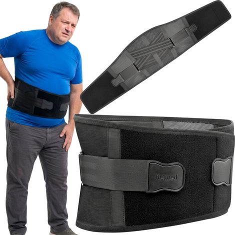 Cintura di supporto lombare per la colonna sacrale, ortopedica, irrigidente, FIT4MED L/XL 96-121CM (1/5)