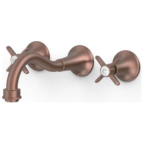 Mélangeur encastré pour lavabo Tres Clasic Volcanic - TRES 24215101VO