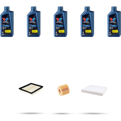 Kit tagliando 3 FILTRI e 5L OLIO compatibile con Lexus CT 200h F-sport 100kw dal 2012 (1/5)