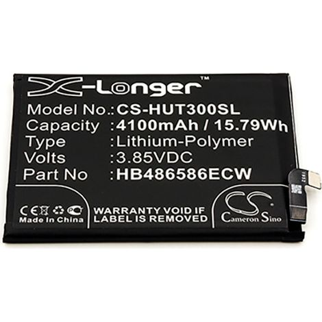 NX - Batterie téléphone, smartphone, GSM pour Huawei 3.85V 4100mAh - HB486586ECW (1/4)