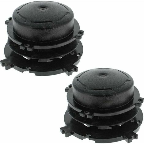 CHOYCLIT Tête de débroussailleuse,Lot de 2 têtes de changement pour débroussailleuse Stihl FS-AutoCut 36-2 46-2 56-2 (1/5)