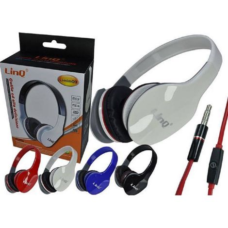 Trade Shop - Mini Dj Jack 3.5mm Auriculares Estéreo Portátiles De 150 Cm De Sensibilidad Al Cable 94db Li-mim03 - (1/3)